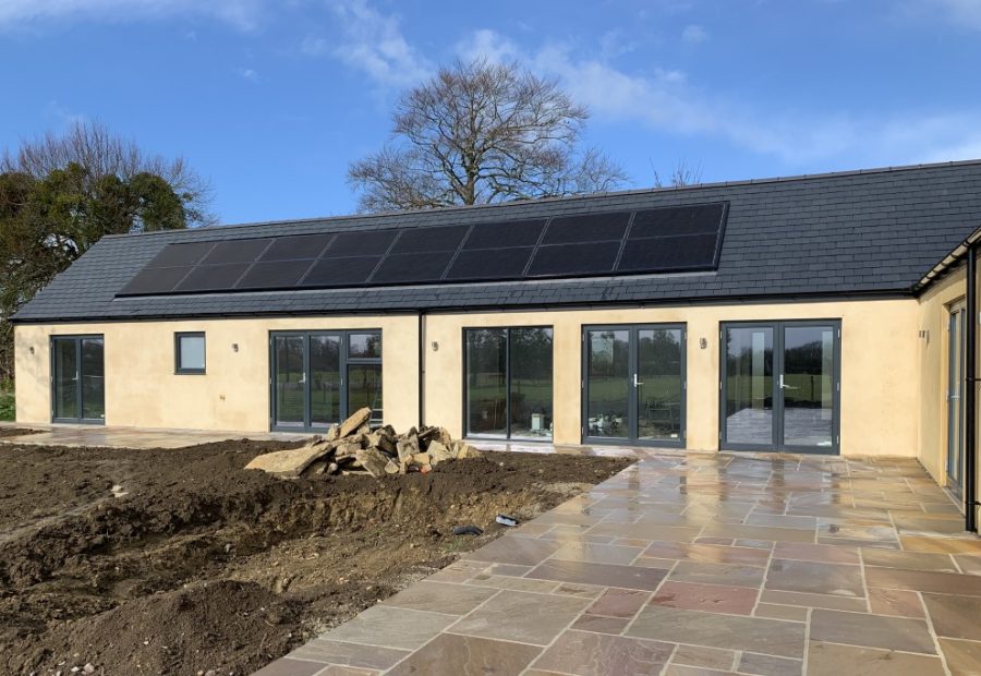 O2i Design was commissioned to design a carbon-neutral new home.. The brief was simple. The new home had to be future-proof and run efficiently with low energy costs.