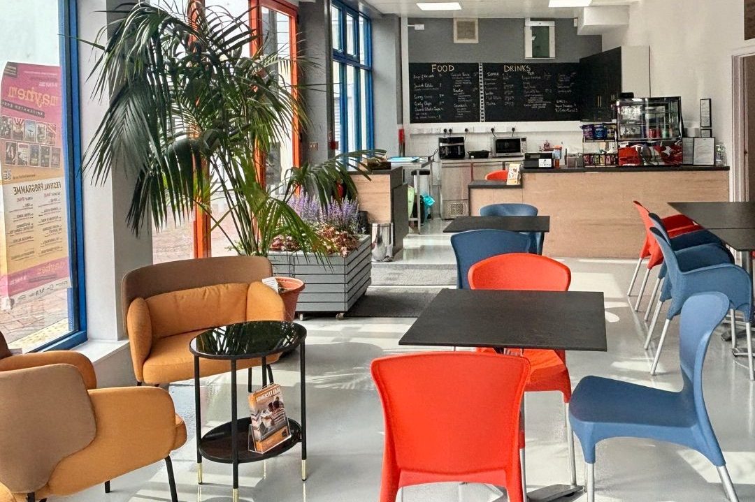 The Engine Room, Somerset Film, Bridgwater, community media centre, Bridgwater Town Deal, newly refurbished space, town centre revitalisation, teamwork, reopening May 2024.