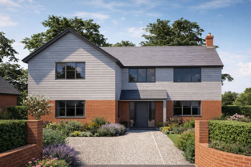 Planning permission granted for a bespoke family home in Somerset.